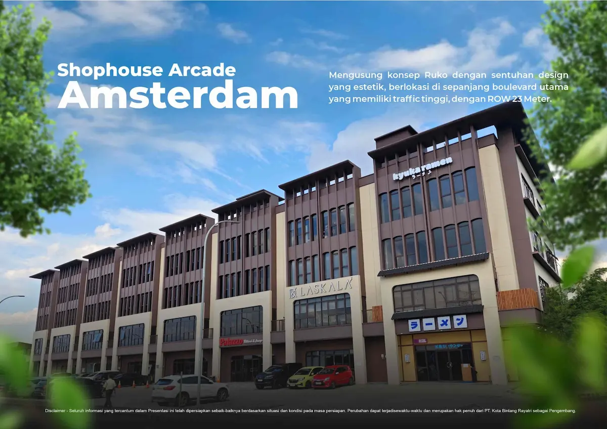 Ruko Komersial Premium di Grand Kota Bintang